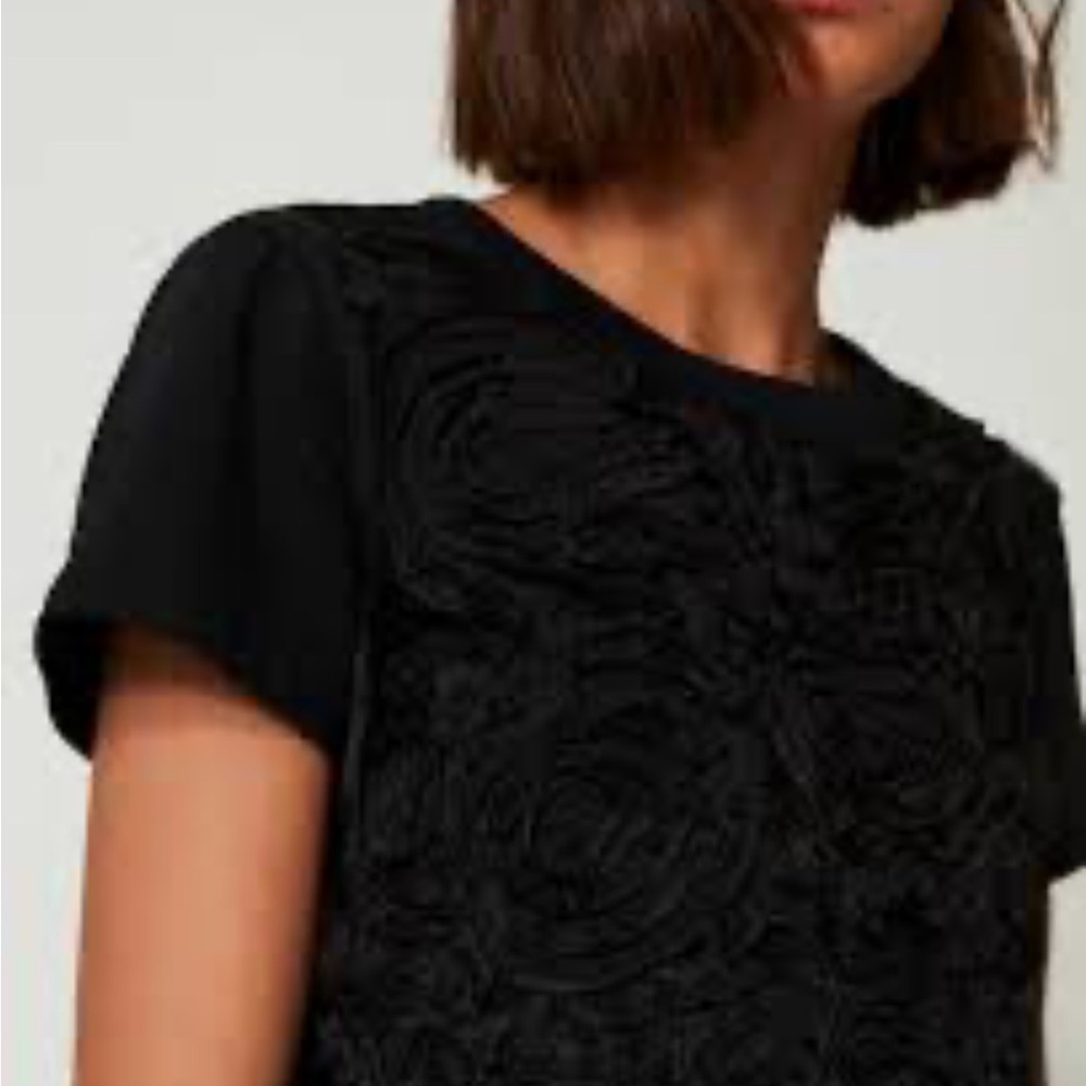 Wilfred silk 🤩 shirt dress size xsmall black velvet